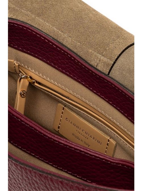 Helena round burgundy leather women's bag Gianni Chiarini | BS11088-TKL-NASPM14050